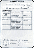 Сертификат пожаробезопасности